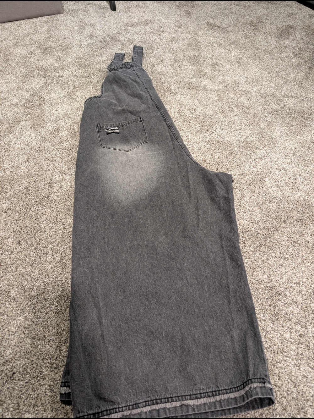 easel Gray Denim Overalls - Picture 3 of 8